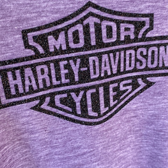 HARLEY DAVIDSON XL OFF THE SHOULDER SEXY TUNIC STYLE TOP OPEN SLEEVE DETAILING - Picture 3 of 9